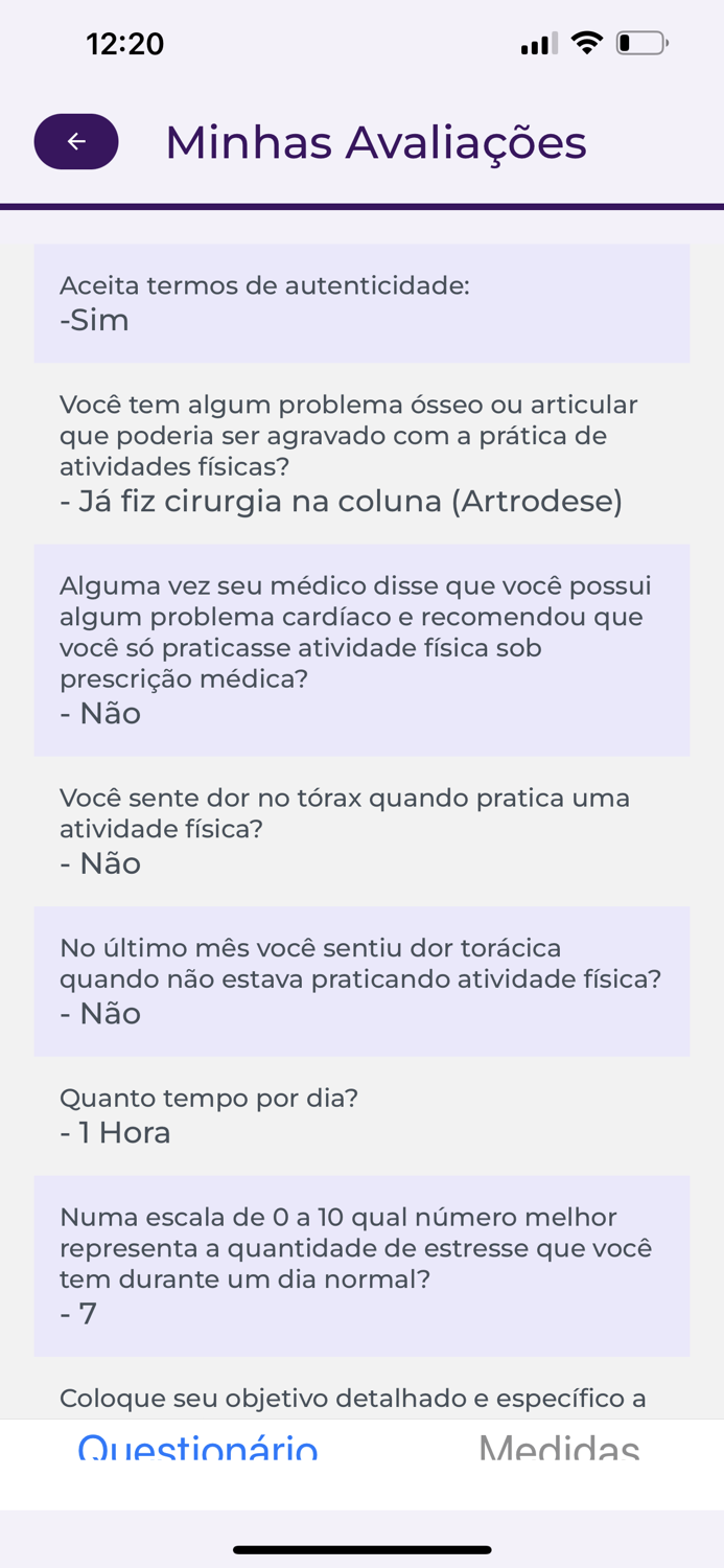 App Fitness academia e treino