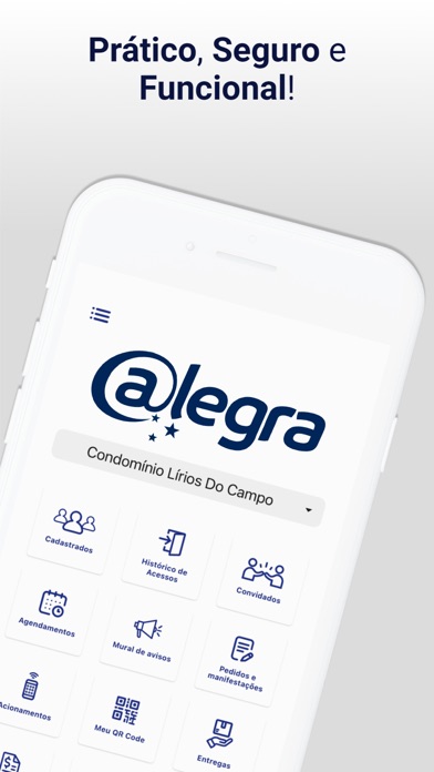 Alegra Controle de Acesso Screenshot