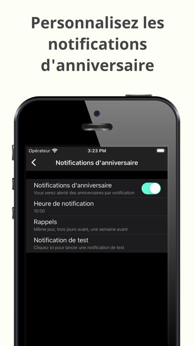 Screenshot #2 pour Anniversaires !