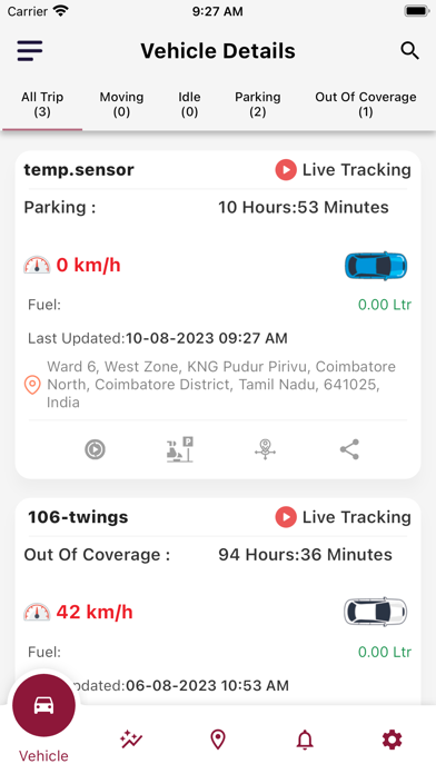 Yumin GPS Screenshot
