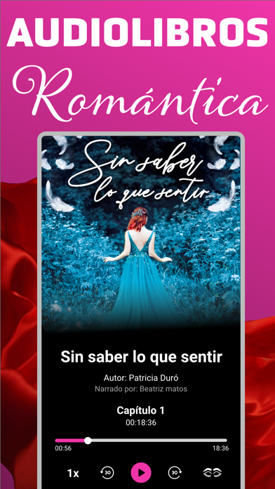 Escuxa: Audiolibros romántica Screenshot