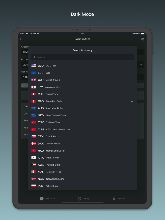 App screenshot