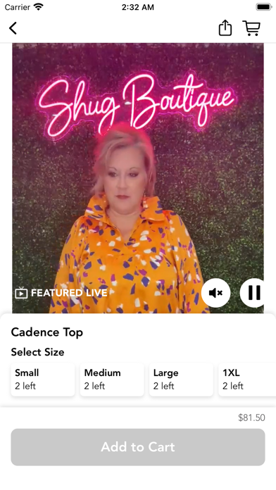 Shug Boutique Screenshot