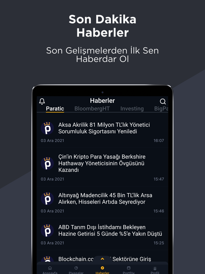 Paratic Piyasalar Döviz Borsa