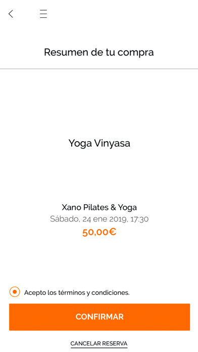 Xano Pilates & Yoga Screenshot