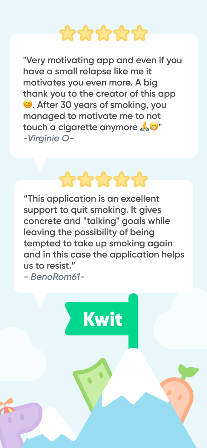 Quit smoking for good - Kwit