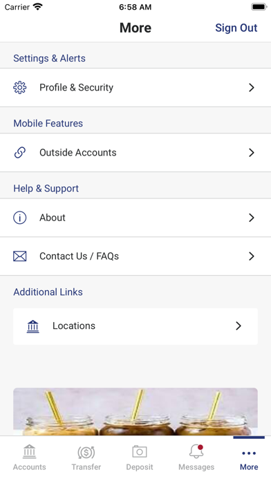 Crown Bank Mobile Screenshot