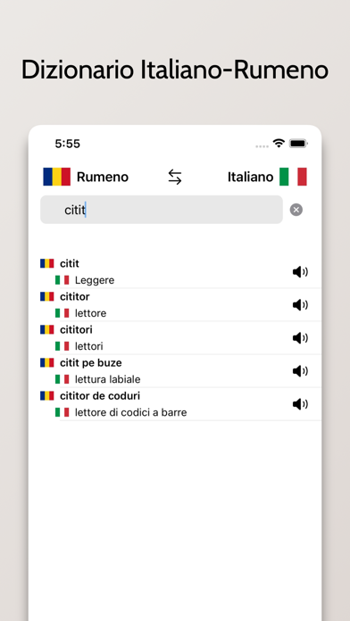 Dizionario Rumeno-Italiano Screenshot