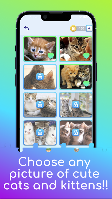 猫と子猫のジグソーパズルのおすすめ画像1
