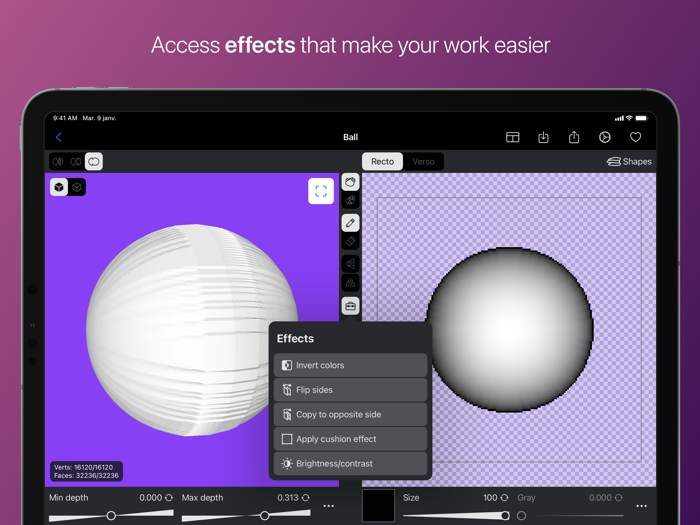 Ardoise - 3D Drawing