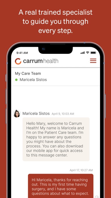 Carrum Health Screenshot