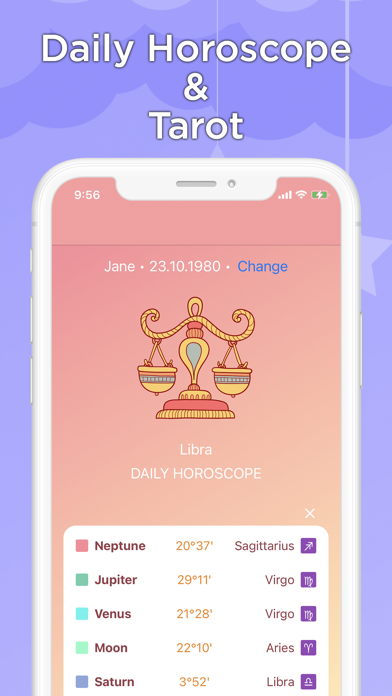 Daily Tarot and Horoscope Screenshot