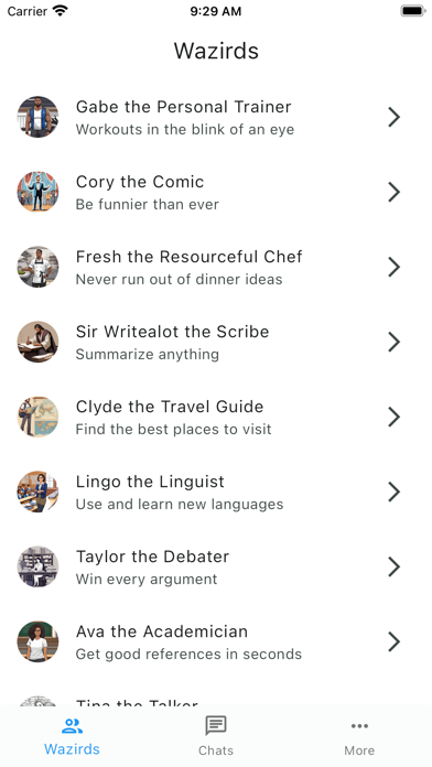Wazird Screenshot