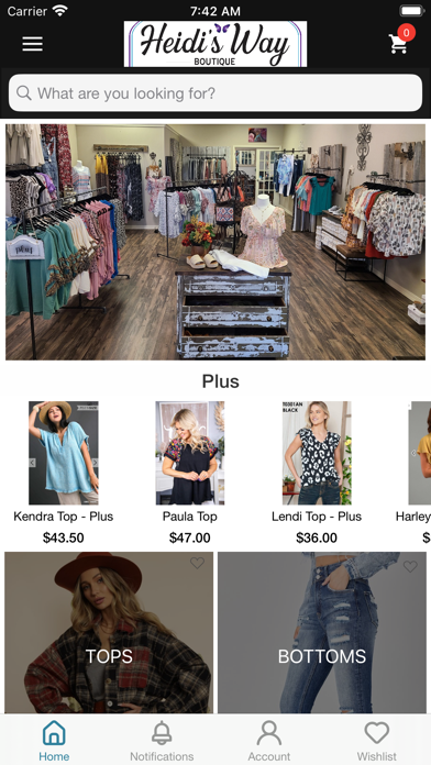 Heidi's Way Boutique Screenshot