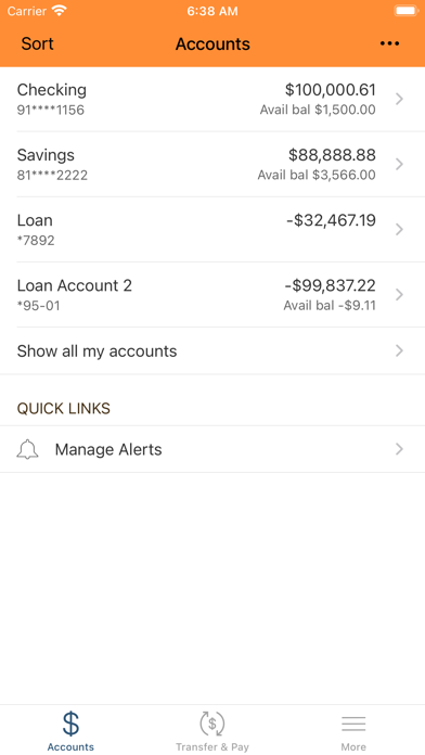 Kerndt Bank Mobile Screenshot