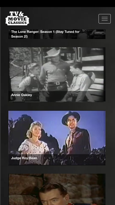 TV & Movie Classics Channel Screenshot