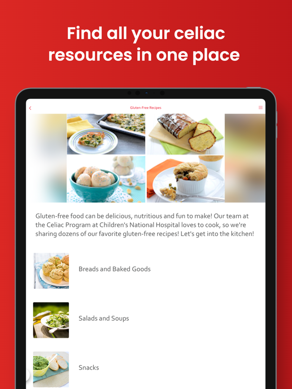 Screenshot #6 pour CNH Gluten Free Resources