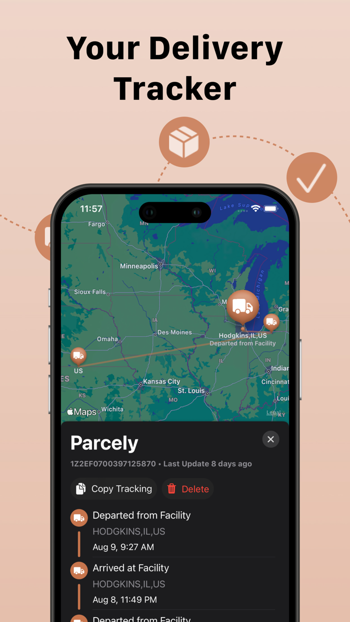 Package Tracker • Parcel Order