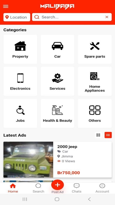 Malibaba - Online Market Place Screenshot