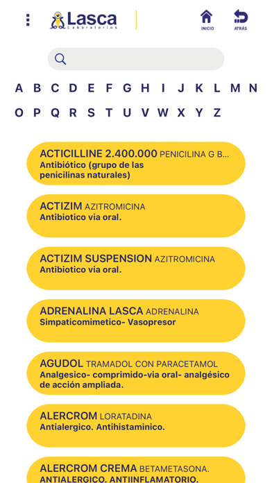 Lasca Vademécum Screenshot