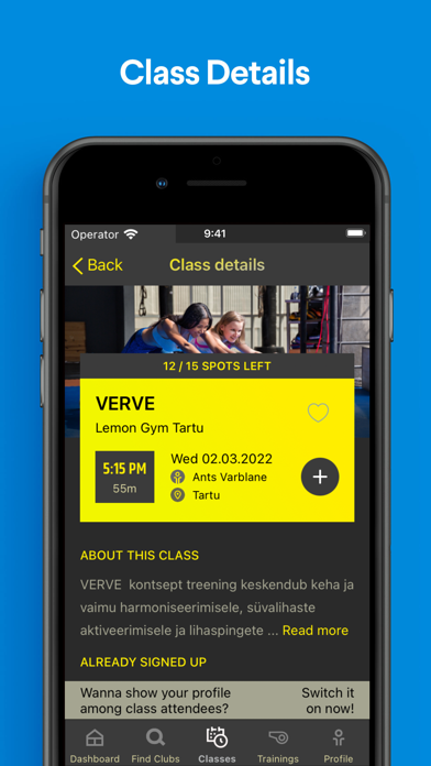 Lemon gym Estonia Screenshot