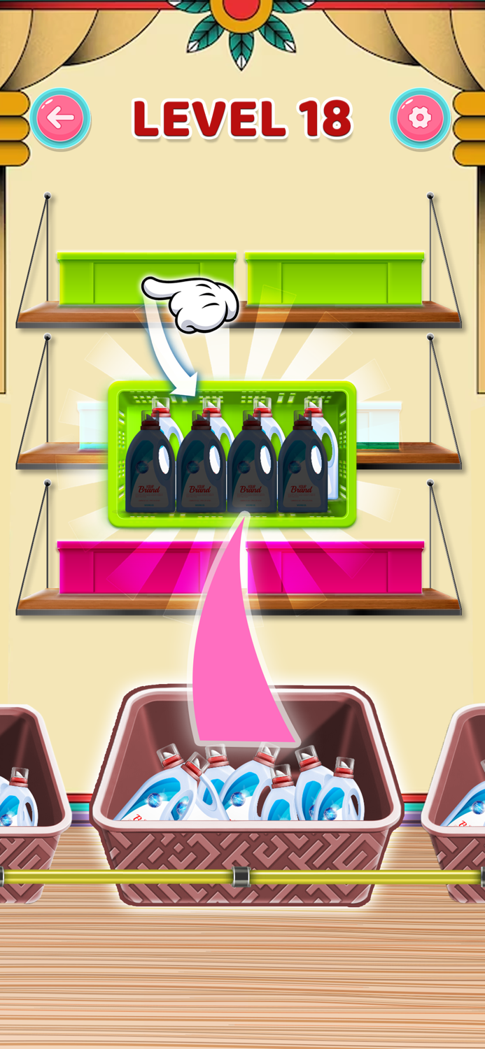 Fill the Shelves Organize Game