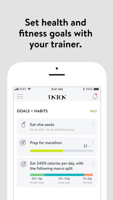 The Union Fitness App Screenshot