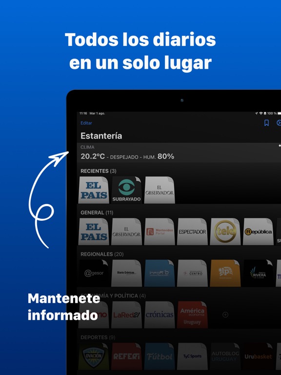 Screenshot #4 pour Diarios Uruguayos
