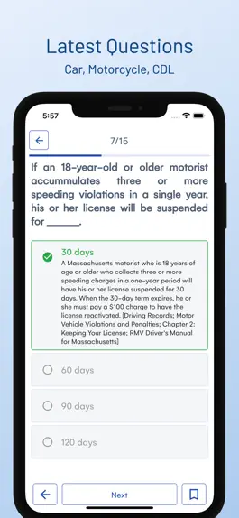 Game screenshot Mass RMV Driver Permit Test mod apk