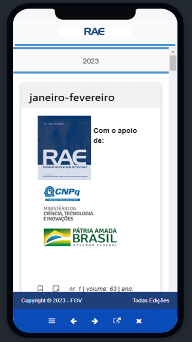 Revista RAE Screenshot 1 - AppWisp.com Revista RAE Screenshot 1 - AppWisp.com
