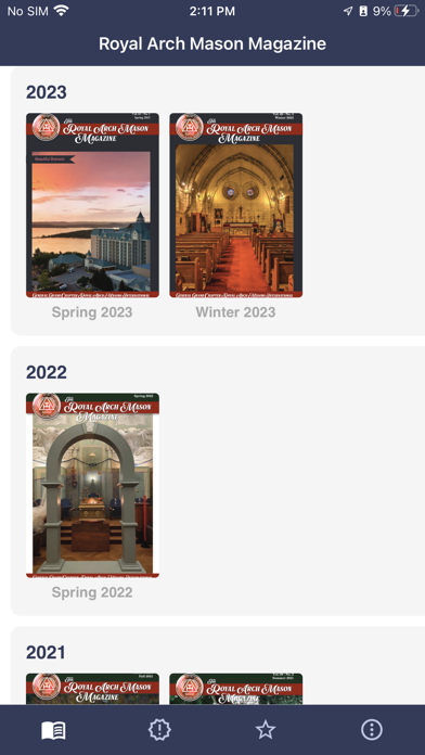 Royal Arch Mason Magazine Screenshot