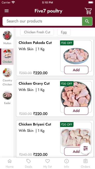 Five7 poultry Screenshot