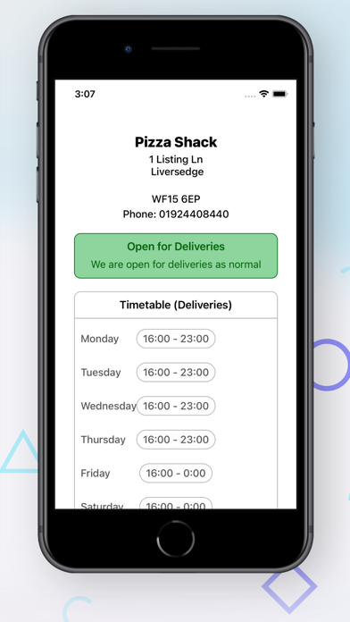 Pizza Shack WF15 Screenshot