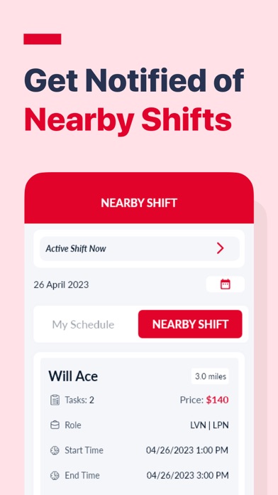 NurseBillboard Staff Screenshot