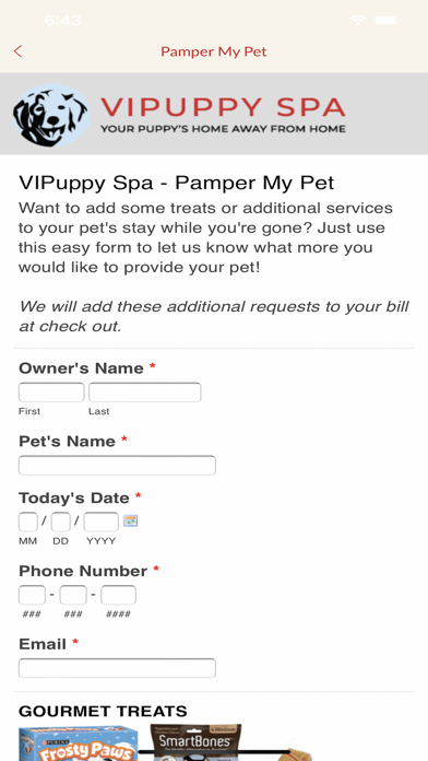 VIPuppy Spa Screenshot