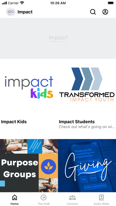Impact Community Church Screenshot