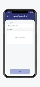 Chronoline - Life's Journal screenshot #2 for iPhone