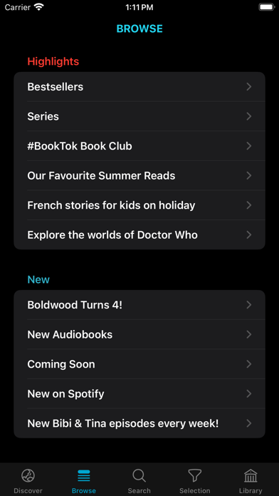 Lismio: Discover Audiobooks Screenshot