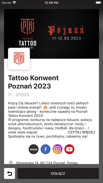 Tattoo Konwent 2023 Screenshot