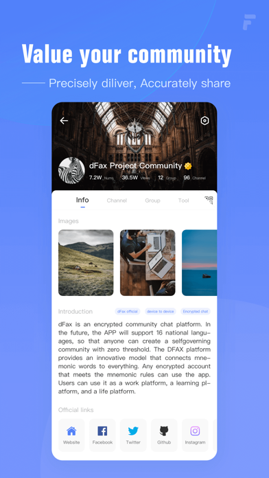 Dfax-SocialFi,Metaverse,DAO Screenshot