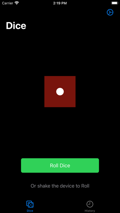 Screenshot #2 pour Simple Dice Roll