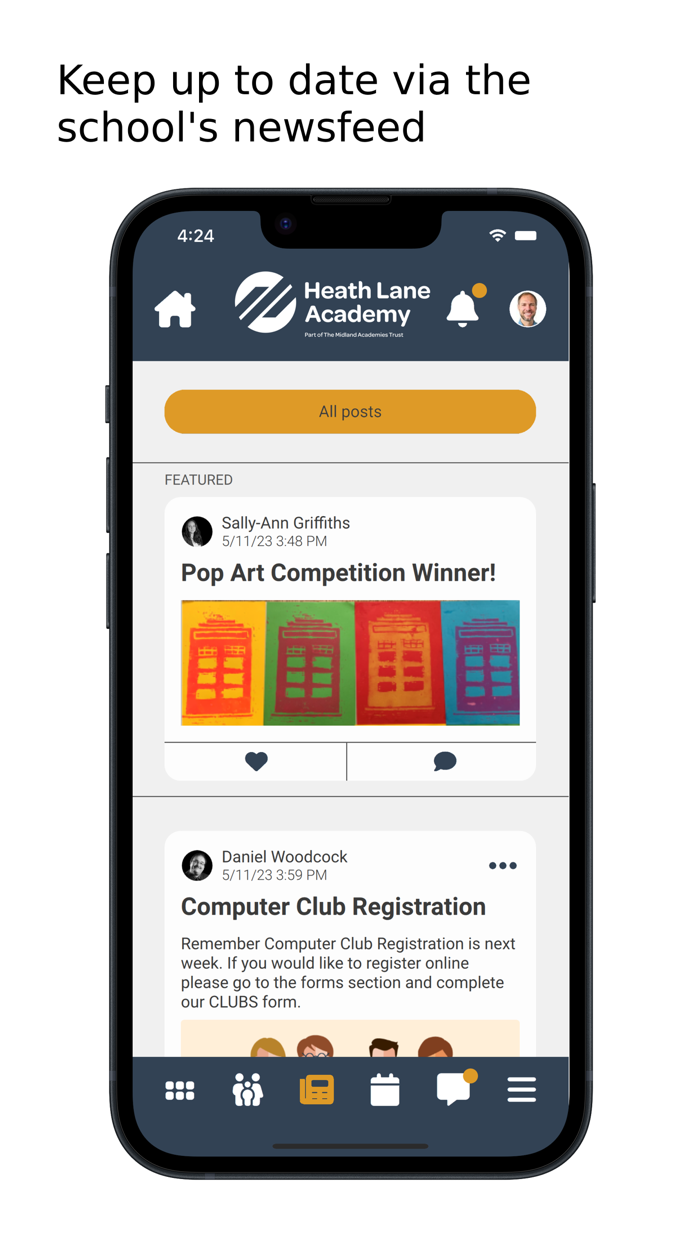 Heath Lane Academy App