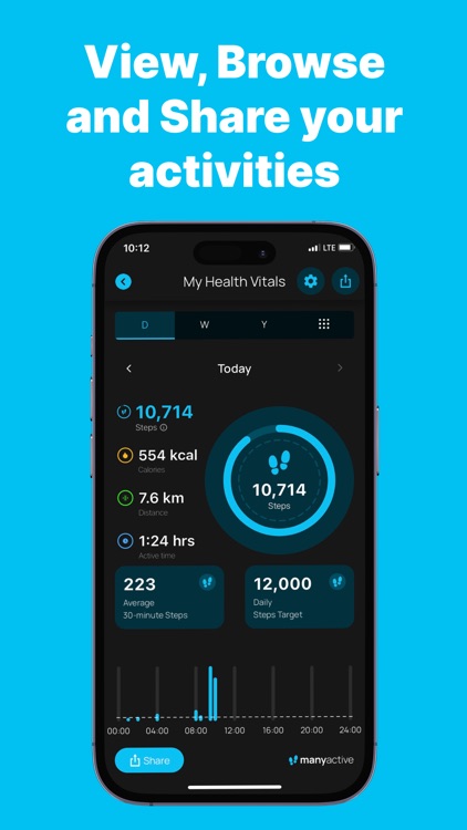 manyactive — Pedometer & Steps screenshot-3