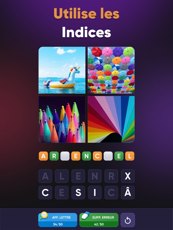 Screenshot #5 pour 4 images - association de mots