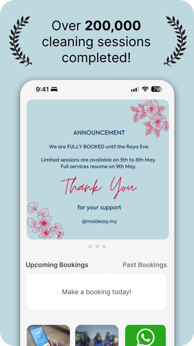 Maideasy - Book a cleaner now Screenshot