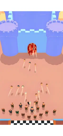 Game screenshot Idle Merge Angry Runner Guys apk
