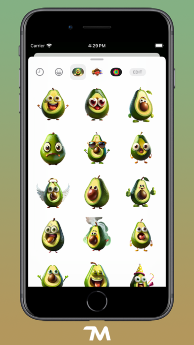 Screenshot #2 pour Avocado Adventures Stickers