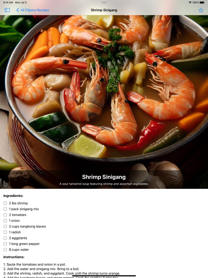 Filipino Food Recipes Offline