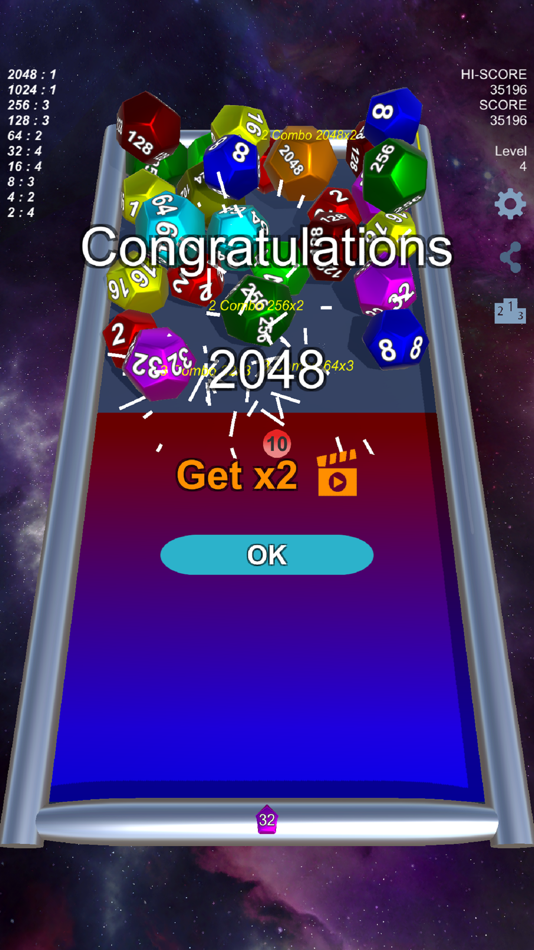#4. SHOT2048 (iOS) 由: PROPE