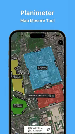 Game screenshot Planimeter: Map Measure mod apk